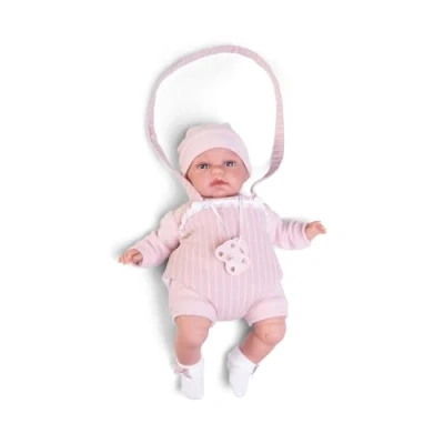 Imagen de Muñecas Antonio Juan Baby Toneta Palabritas con Portabebé Cuerpo de Tela 34 cm Ref. 70357 Colección 2024