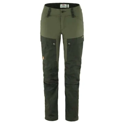 Imagen de Fjällräven KEB Trousers Pantalones montañeros largos, Mujer, Talla: 42, Deep forest/laurel green