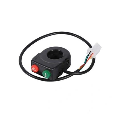 Imagen de Interruptor de Control Manillar encendido/apagado Motocicleta Botón Doble 2 en 1 Faros Moto Universal