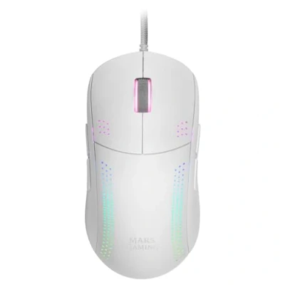 Imagen de Mars Gaming Ratón MMPRO ULTRALIGHT RGB WHITE