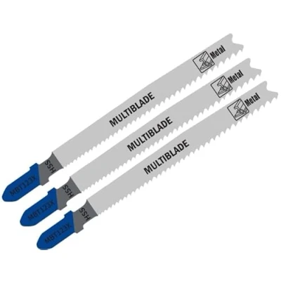 Imagen de Multiblade Hoja de sierra calar para metal, 100 mm, extra resistente, 3 unidades
