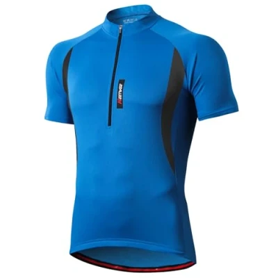 Imagen de MEETWEE Maillot Ciclismo Hombre, Bicicleta De para Jersey Manga Corta Cómodo Respirable Secado Rápido