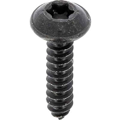 Imagen de Tornillo de chapa cabeza redonda grande RLX Torx en blíster, 4,2 mm x 19 mm, NFE 25 655, zinc negro, lote 20