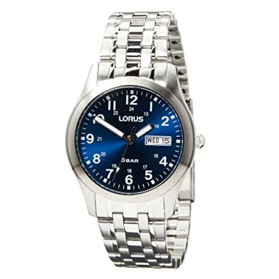 Imagen de Lorus Reloj Analógico de Cuarzo para Hombre con Pulsera Metal, Negro