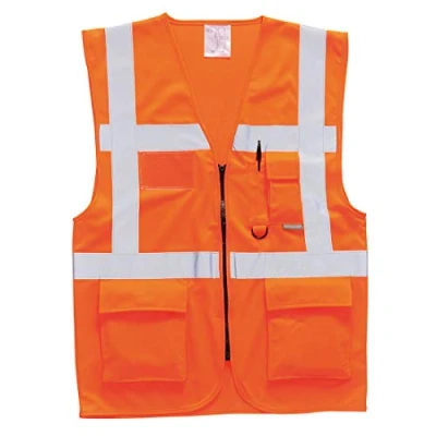 Imagen de Portwest Chaleco Executive Berlin, Tamaño: L, Color: Naranja, S476ORRL
