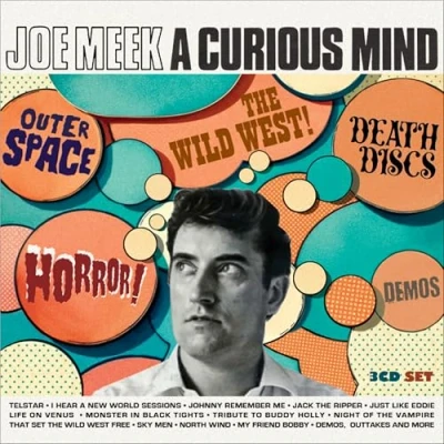 Imagen de JOE MEEK: A CURIOUS MIND OUTER SPACE! HORROR! DEATH DISCS! THE WILD WEST! DEMOS! 3CD CLAMSHELL BOX
