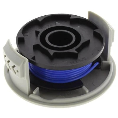 Imagen de RYOBI Bobina de Hilo Simple Ø 1,6mm, Longitud 4,5m con Tapa para Cortabordes Eléctricos a Batería Resistente y Duradero Compatible Varios Modelos RAC124