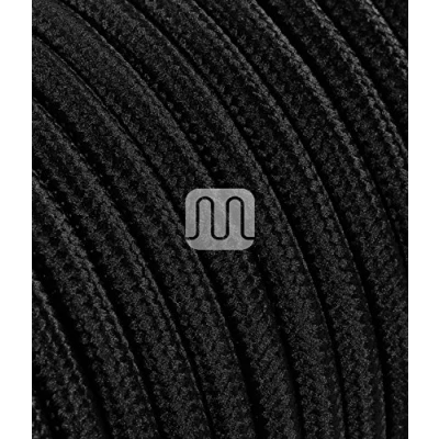 Imagen de Merlotti 20310 Cable eléctrico Redondo H03VV F, 2 x 0,75 mm², Negro, 3 m