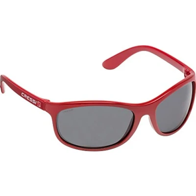 Imagen de Cressi Rocker Floating Sunglasses Gafas de Sol Deportivas Flotantes con Estuche Rígido, Unisex Adulto, Rojo/Lentes Ahumadas, Talla Única