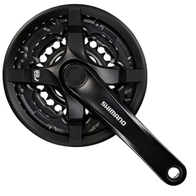 Imagen de SHIMANO Fc ty501 Quadrato 6/7/8 Ingressi Guarnitura, Unisex Adulto, Nero, 170mm