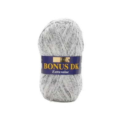 Imagen de Hayfield Lana de Tejido Doble Bonus DK (100 g), Hilo, Storm Cloud, 19 x 9 cm
