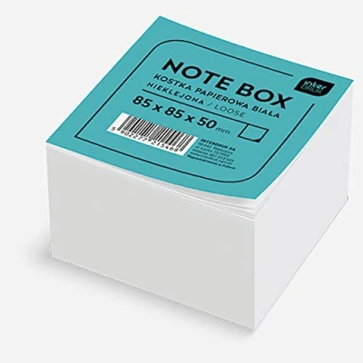 Imagen de Interdruk Cubo de Notas Blanco 85 x 50 mm, Hojas Sueltas, Color sólido, (500 KOSPAPNK5)