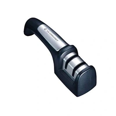 Imagen de Le Creuset Afilador de cuchillos, Para cuchillos rectos acero damasco o inoxidable, 18 y 8, Negro, 98000603000000