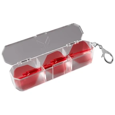 Imagen de Target Darts K Flex Estuche para Plumas Almacena Juego de 3 y Flechas Kflex Soporte Flex, K, Accesorios Dardos, Duro con Llavero