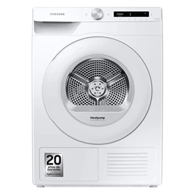 Imagen de Secadora bomba de calor Samsung DV90T5240TW/S3, 9 Kg, 14 programas, Secado Inteligente, Protección antiarrugas, Blanco