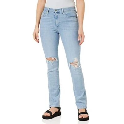 Imagen de Levi&#039;s 724 High Rise Straight Vaqueros, Mind My Business, 29W / 32L Mujer