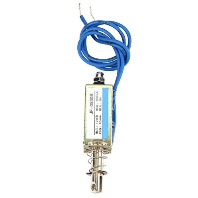 Imagen de Control de automatización 6/12 / 24V DC 300mA Electroimán Tracción Lineal 5N Rango Retráctil 10mm (12V)