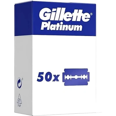 Imagen de 50 cuchillas de afeitar Gillette Platinum Premium