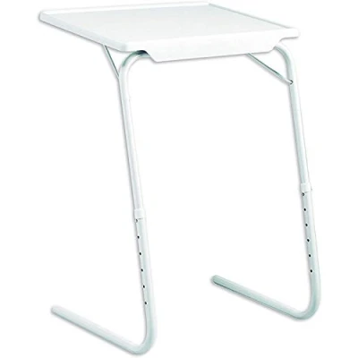 Imagen de SVE Mesa Auxiliar Plegable Ajustable Adaptable a 18 Posiciones Diferentes (6 Alturas y 3 ángulos Distintos)