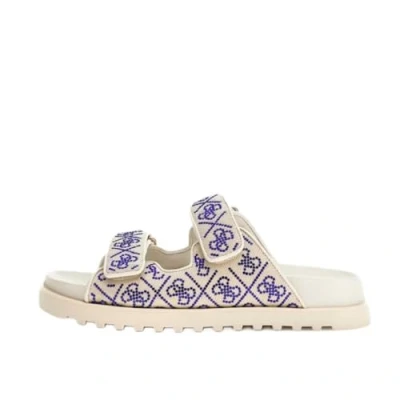 Imagen de GUESS Fljfzzfab19 cream, Sandalia Mujer, Beige, 36 EU