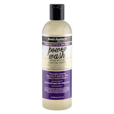 Imagen de Aunt Jackie&#039;S Curls &amp; Coils Grapeseed Power Wash Champú 355 ml/12Oz