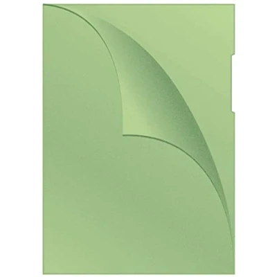 Imagen de Q Connect KF00309 Fundas para documentos (A4, 100 unidades), color verde