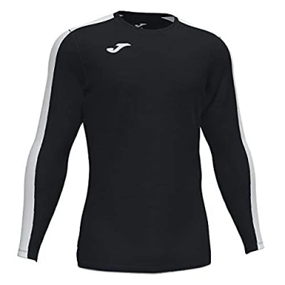 Imagen de Joma Academy Camiseta Juego Manga Larga, Hombre, Negro Blanco, S