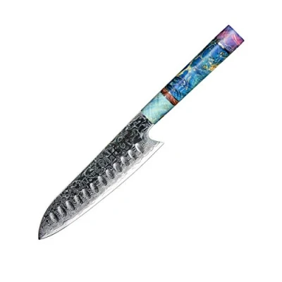 Imagen de hajegato Cuchillo de Chef Damasco Mango Profesional único, Cocina japonés Vg10, 67 Capas Acero con Funda…