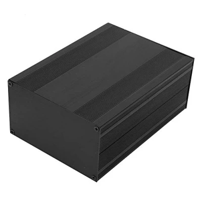 Imagen de caja de instrumentos placa circuito impreso amplificador aluminio Samfox proyecto electrónico