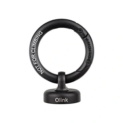 Imagen de Olight Olink Anillo Mosquetón de Acero Inoxidable Portátil Accesorio con Base Magnética Ideal para Obulb o MC