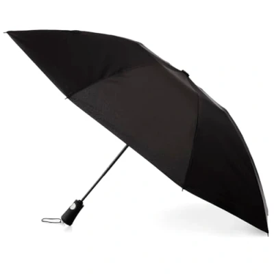 Imagen de Totes Inbrella plegable con cierre automático y diseño Compacto resistente al viento, Black, Talla única,