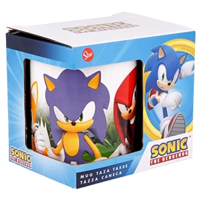 Imagen de Taza de cerámica 325 ml en caja regalo Sonic