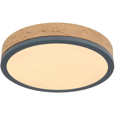 Imagen de Globo Lámpara de techo LED Doro Ø 30 cm madera oscura, grafito