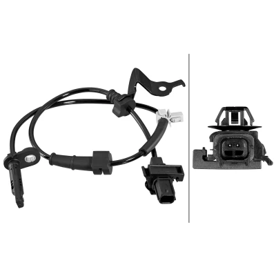 Imagen de HELLA 6PU 358 218 641 Sensor de ABS con pinza/grapa Hall 2 585