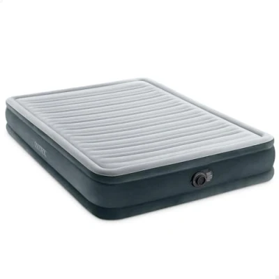 Imagen de Intex 67770 Fiber Tech Comfort Plush Cama de Aire, Soporta hasta 272 kg Peso, 152 x 203 33 cm