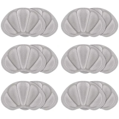 Imagen de 6Pcs taloneras para zapatos, almohadillas talones reducir talla zapato, antirozaduras protector talon zapato mujeres y hombres (Gris)