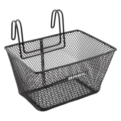 Imagen de BASIL 8715019300202 Cesta para Bicicleta, Juventud Unisex, Negro, 26 cm x 24 17