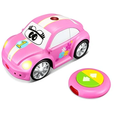 Imagen de Bburago Volkswagen Vehículo para bebé RC Ma 1ere Escarabajo, 92003R, versión Rosa, Color Azul