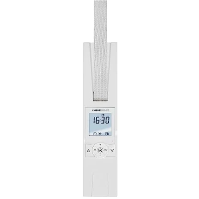 Imagen de HOMEPILOT RolloTron Premium Power Enrollador de cinta eléctrico para control cómodo persianas. Accesorio Smart Home ¡también apto instalación posterior! Capacidad carga: 60 kg