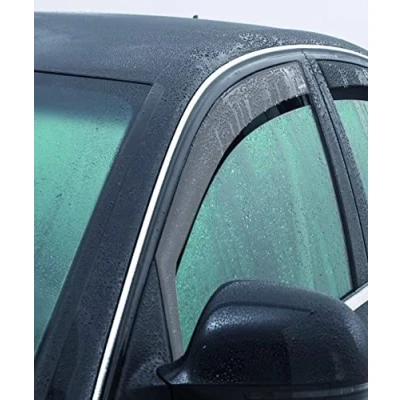 Imagen de ClimAir CLI003P0129 deflector de aire Puerta vehículo, Cavidad ventana, delante gris humo