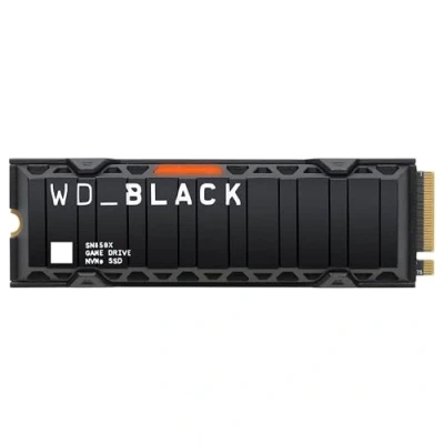 Imagen de WD_BLACK SN850X 2TB, M.2 2280 Game Drive con disipador térmico PCIe Gen4 NVMe hasta 7300 MB/s