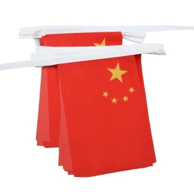 Imagen de AZ FLAG Guirnalda 6 Metros 20 Banderas de China 21x15cm Bandera 15 x 21 cm BANDERINES