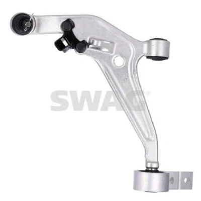 Imagen de SWAG 82 94 2669 Barra oscilante, suspensión de ruedas con apoyo Eje delantero, izquierda, debajo Brazo oscilante transversal Aluminio NISSAN: X Trail