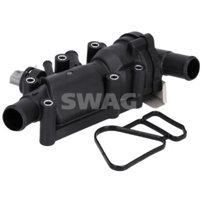 Imagen de SWAG 33 11 1778 Termostato, refrigerante 82C con junta sensor carcasa (cárter) FORD: KA Hatchback