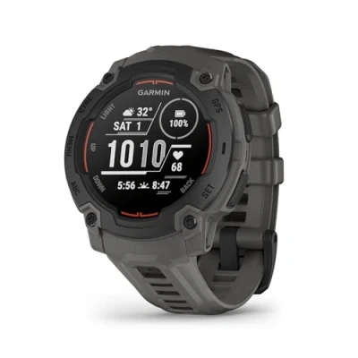 Imagen de Garmin Instinct 3, Reloj inteligente con GPS, Pantalla AMOLED de 45 mm, Resistente al agua, Aplicaciones deportivas integradas, Monitorización la salud, Linterna LED, Hasta 18 días autonomía, Verde