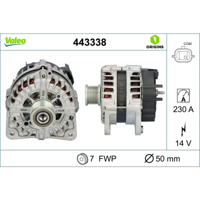 Imagen de Generador trifásico VALEO 443338