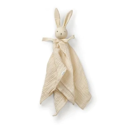 Imagen de Elodie Details Doudou Bebé Blinkie para Niños Pequeños 100% Algodón Extra Suave Oeko Tex Oat White