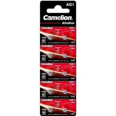 Imagen de Camelion AG 1 LR 60 1,5 V alcalina botón de la célula batería (Paquete 10)