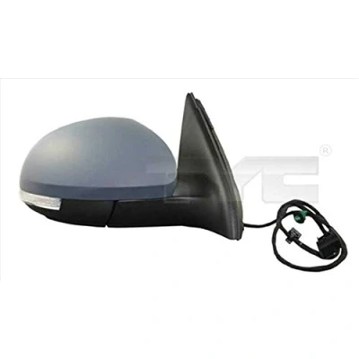 Imagen de Espejo retrovisor Tyc 337 0169 derecha imprimado para ajuste elect. espejo, convexo, calefactable VOLKSWAGEN: Tiguan I
