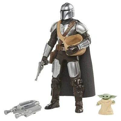 Imagen de Star Wars Galactic Action The Mandalorian &amp; Grogu Figuras electrónicas interactivas a Escala de 30 cm Juguetes para niños Edad: 4+